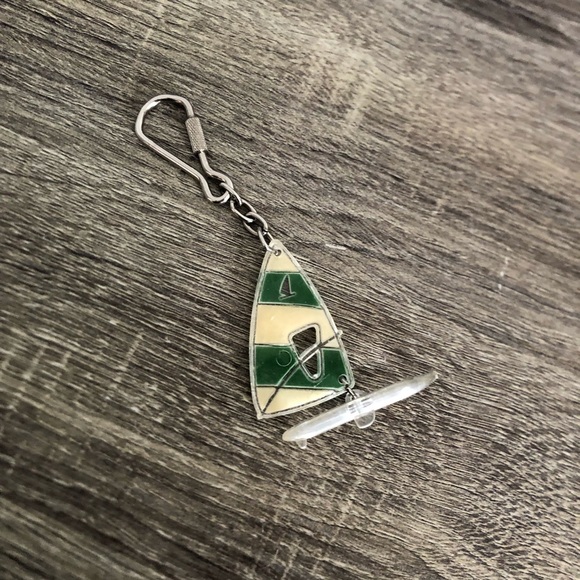 Vtg Articulating Sailboat Keychain - Picture 5 of 7